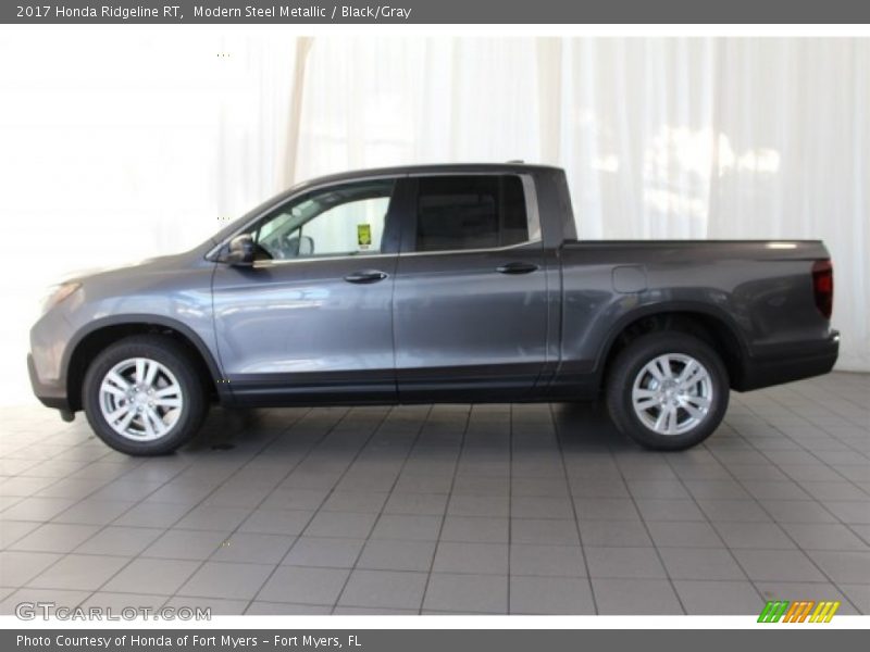 Modern Steel Metallic / Black/Gray 2017 Honda Ridgeline RT