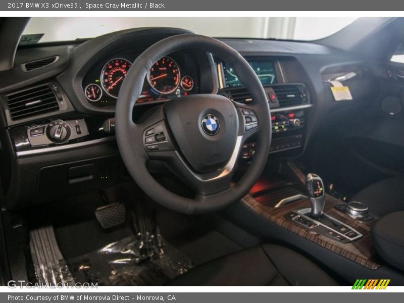 Space Gray Metallic / Black 2017 BMW X3 xDrive35i