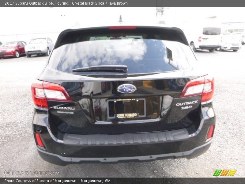 Crystal Black Silica / Java Brown 2017 Subaru Outback 3.6R Touring
