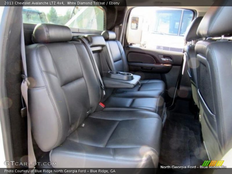 White Diamond Tricoat / Ebony 2013 Chevrolet Avalanche LTZ 4x4