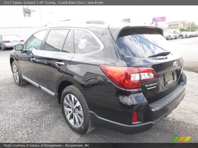 Crystal Black Silica / Java Brown 2017 Subaru Outback 3.6R Touring