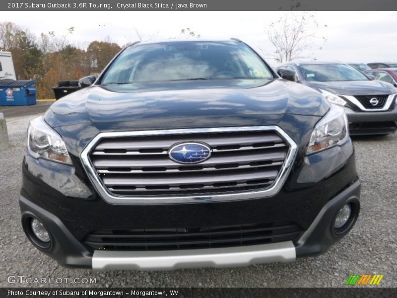 Crystal Black Silica / Java Brown 2017 Subaru Outback 3.6R Touring