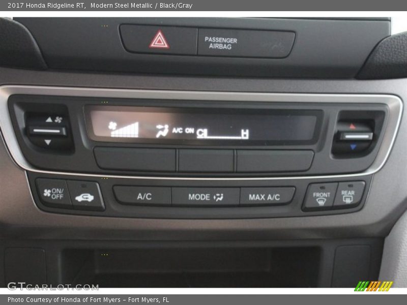 Controls of 2017 Ridgeline RT