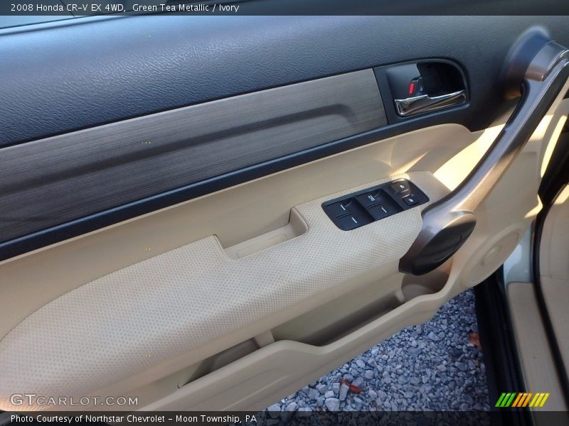 Green Tea Metallic / Ivory 2008 Honda CR-V EX 4WD