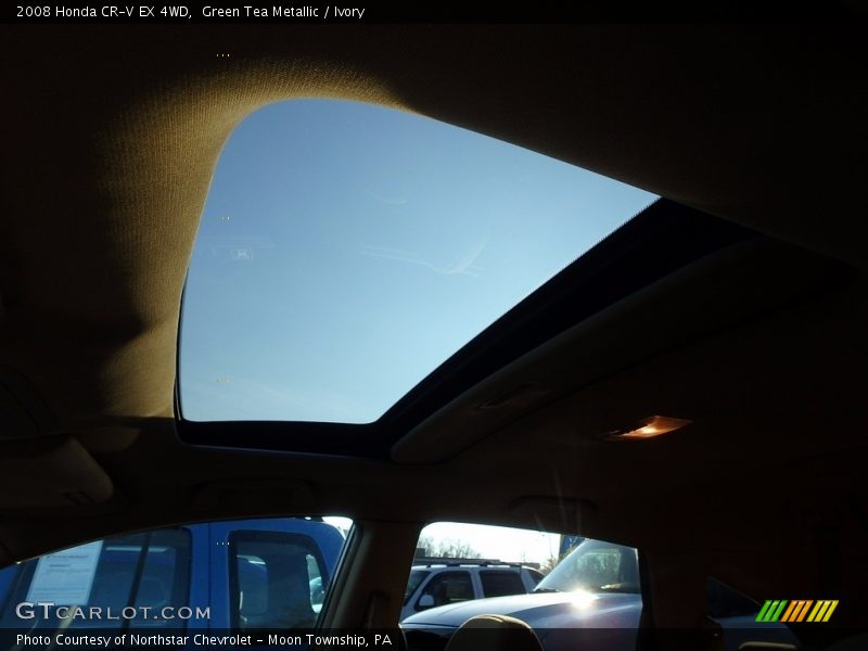 Green Tea Metallic / Ivory 2008 Honda CR-V EX 4WD