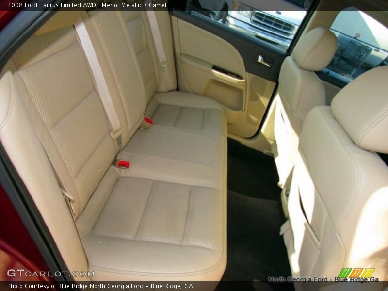 Merlot Metallic / Camel 2008 Ford Taurus Limited AWD