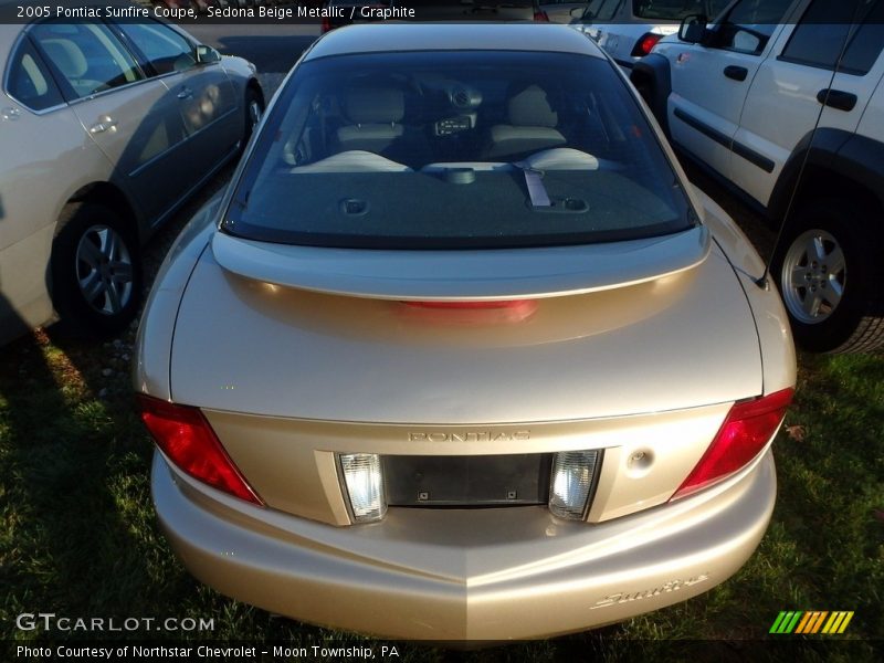 Sedona Beige Metallic / Graphite 2005 Pontiac Sunfire Coupe