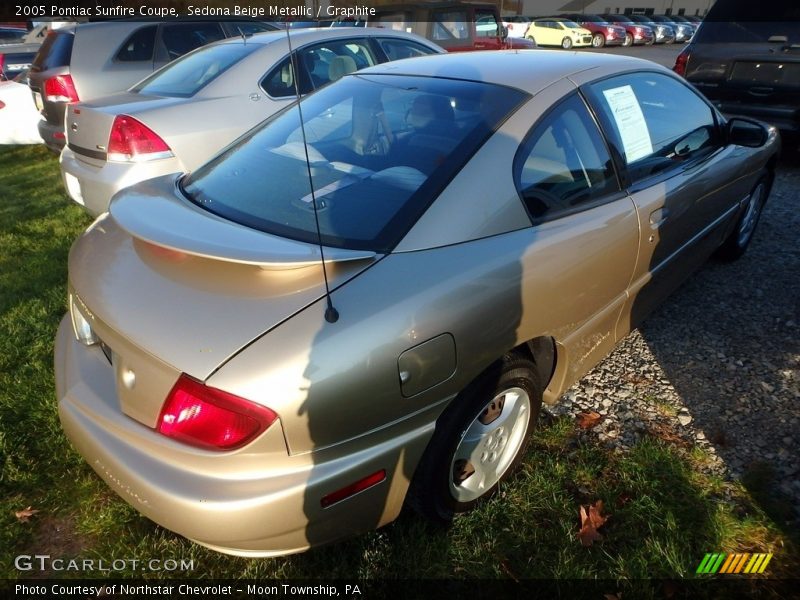 Sedona Beige Metallic / Graphite 2005 Pontiac Sunfire Coupe