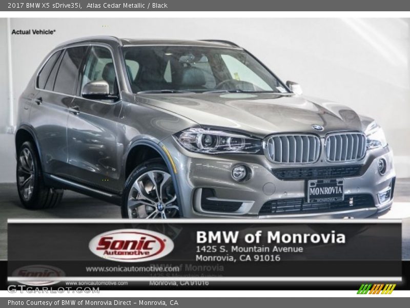 Atlas Cedar Metallic / Black 2017 BMW X5 sDrive35i