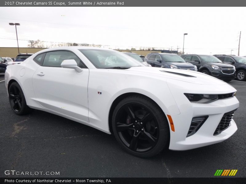 Summit White / Adrenaline Red 2017 Chevrolet Camaro SS Coupe