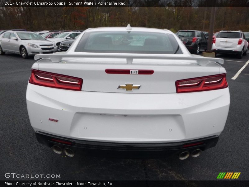 Summit White / Adrenaline Red 2017 Chevrolet Camaro SS Coupe