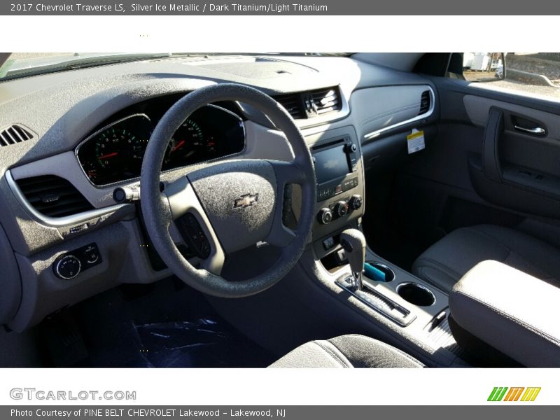Silver Ice Metallic / Dark Titanium/Light Titanium 2017 Chevrolet Traverse LS