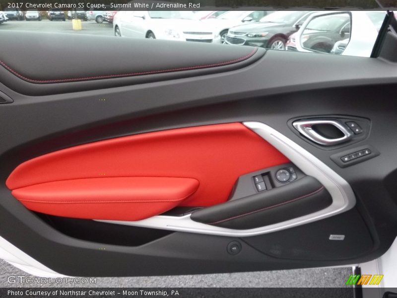 Summit White / Adrenaline Red 2017 Chevrolet Camaro SS Coupe