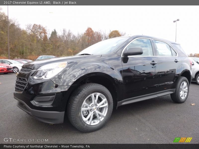 Black / Jet Black 2017 Chevrolet Equinox LS AWD