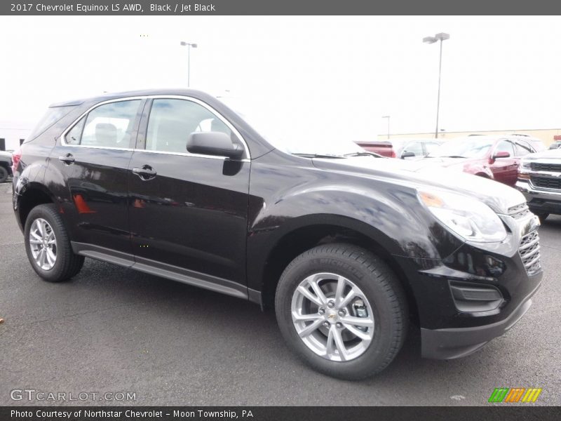 Black / Jet Black 2017 Chevrolet Equinox LS AWD