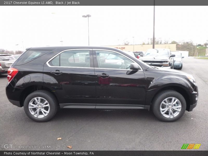 Black / Jet Black 2017 Chevrolet Equinox LS AWD
