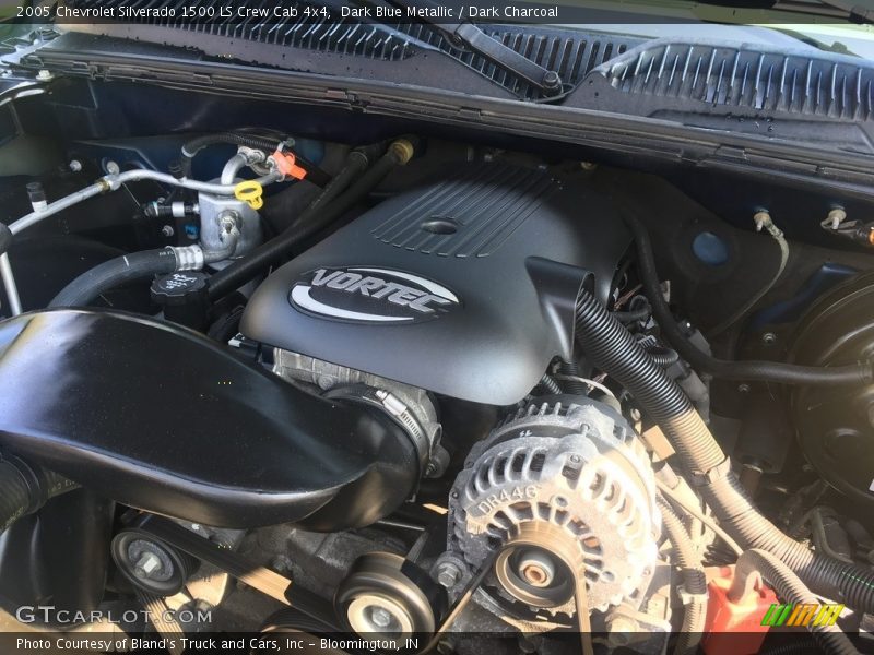 Dark Blue Metallic / Dark Charcoal 2005 Chevrolet Silverado 1500 LS Crew Cab 4x4