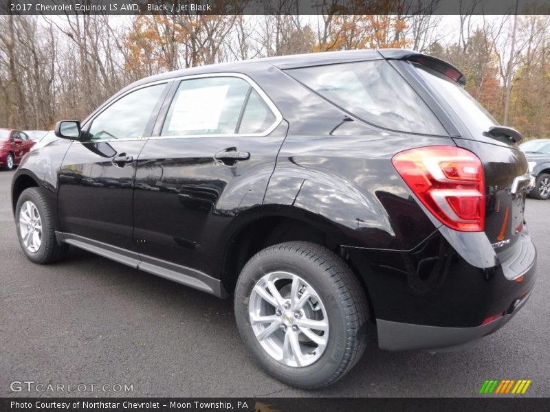 Black / Jet Black 2017 Chevrolet Equinox LS AWD