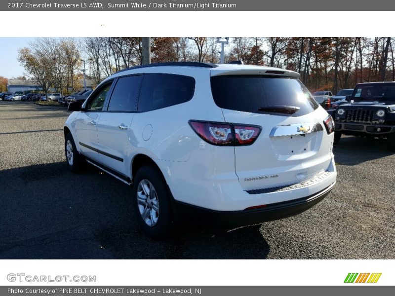 Summit White / Dark Titanium/Light Titanium 2017 Chevrolet Traverse LS AWD