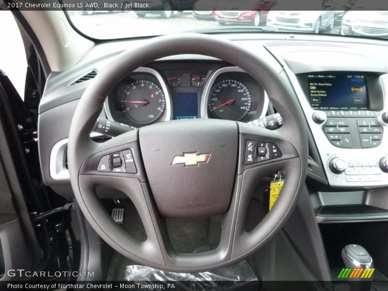 Black / Jet Black 2017 Chevrolet Equinox LS AWD