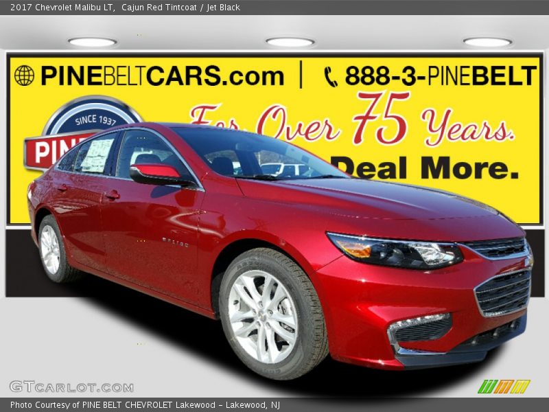 Cajun Red Tintcoat / Jet Black 2017 Chevrolet Malibu LT