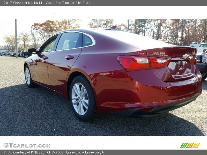 Cajun Red Tintcoat / Jet Black 2017 Chevrolet Malibu LT