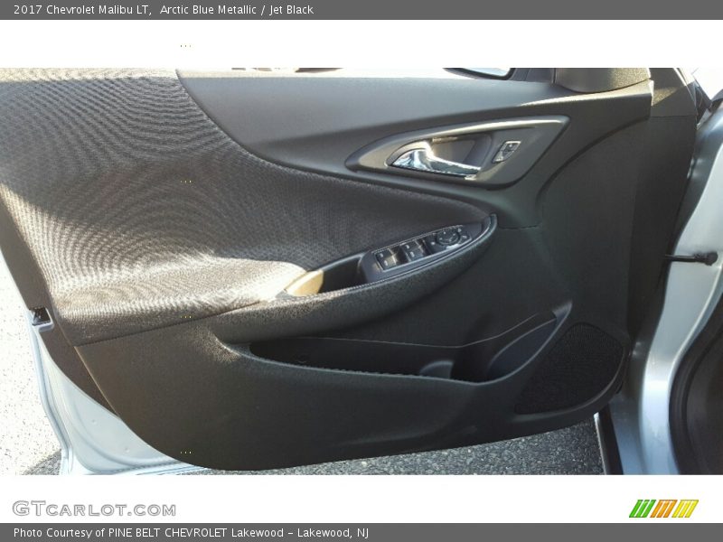Arctic Blue Metallic / Jet Black 2017 Chevrolet Malibu LT