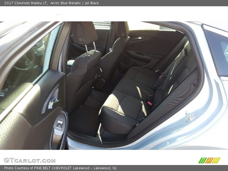 Arctic Blue Metallic / Jet Black 2017 Chevrolet Malibu LT