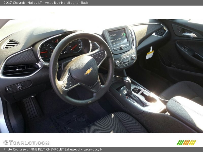 Arctic Blue Metallic / Jet Black 2017 Chevrolet Malibu LT