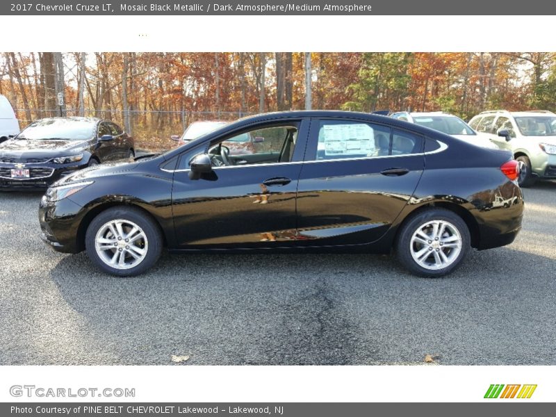 Mosaic Black Metallic / Dark Atmosphere/Medium Atmosphere 2017 Chevrolet Cruze LT