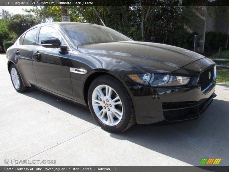 Ultimate Black / Latte 2017 Jaguar XE 20d Premium