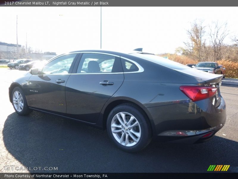 Nightfall Gray Metallic / Jet Black 2017 Chevrolet Malibu LT