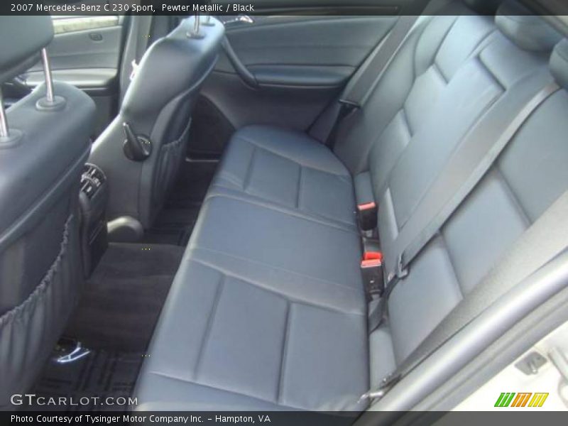 Pewter Metallic / Black 2007 Mercedes-Benz C 230 Sport