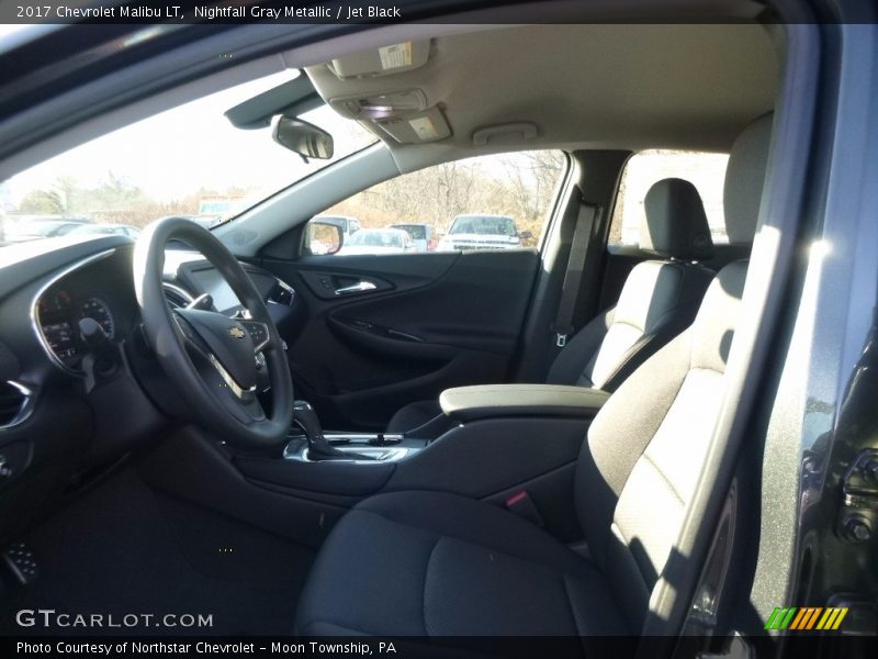 Nightfall Gray Metallic / Jet Black 2017 Chevrolet Malibu LT