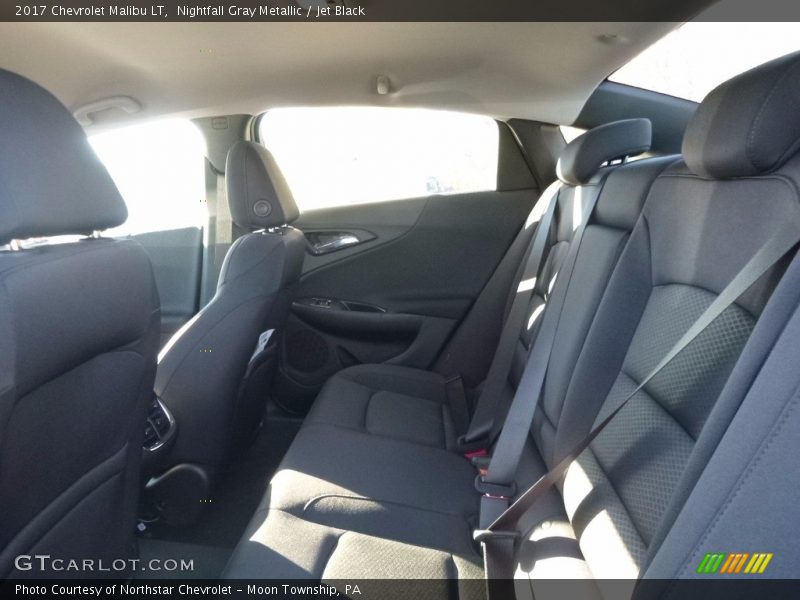 Nightfall Gray Metallic / Jet Black 2017 Chevrolet Malibu LT
