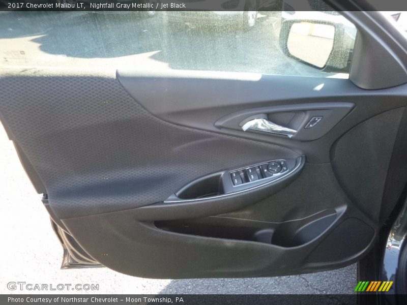 Nightfall Gray Metallic / Jet Black 2017 Chevrolet Malibu LT