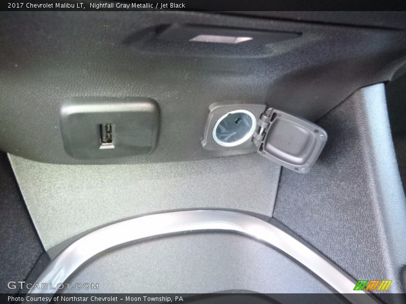 Nightfall Gray Metallic / Jet Black 2017 Chevrolet Malibu LT