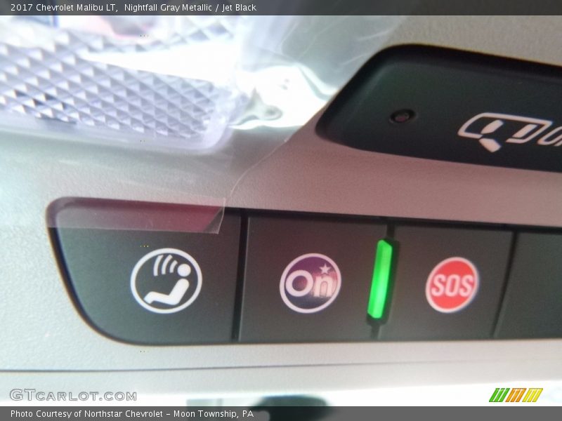 Nightfall Gray Metallic / Jet Black 2017 Chevrolet Malibu LT