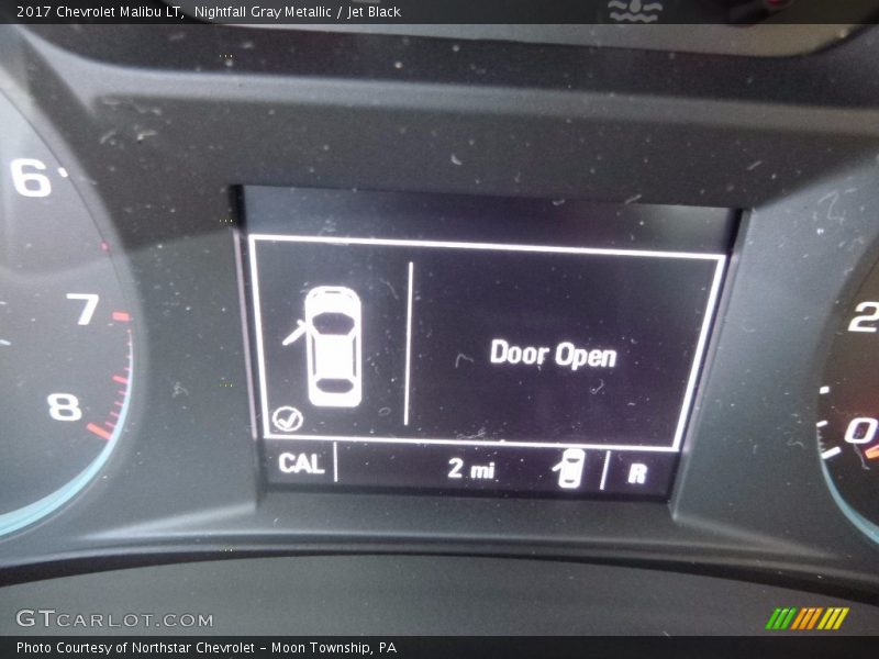 Nightfall Gray Metallic / Jet Black 2017 Chevrolet Malibu LT