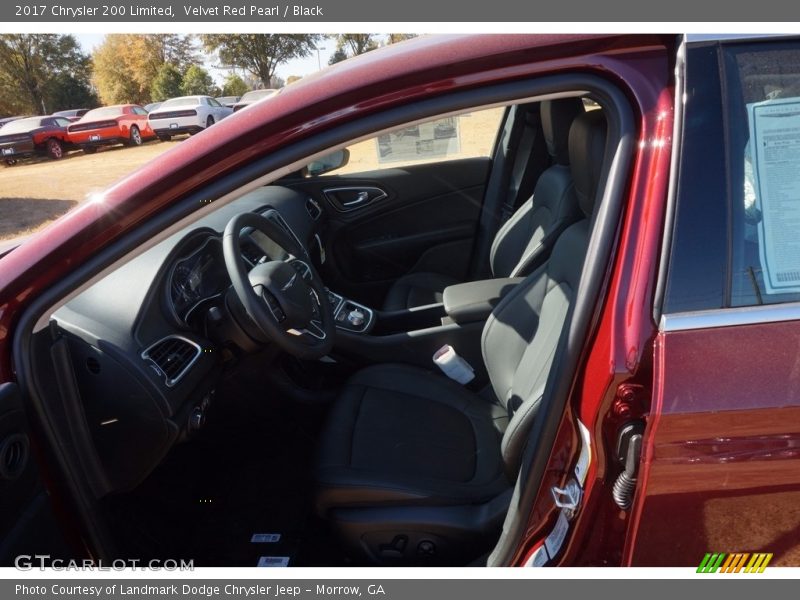 Velvet Red Pearl / Black 2017 Chrysler 200 Limited