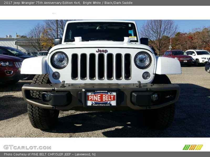 Bright White / Black/Dark Saddle 2017 Jeep Wrangler 75th Anniversary Edition 4x4