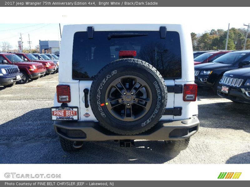 Bright White / Black/Dark Saddle 2017 Jeep Wrangler 75th Anniversary Edition 4x4