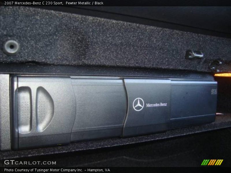Pewter Metallic / Black 2007 Mercedes-Benz C 230 Sport