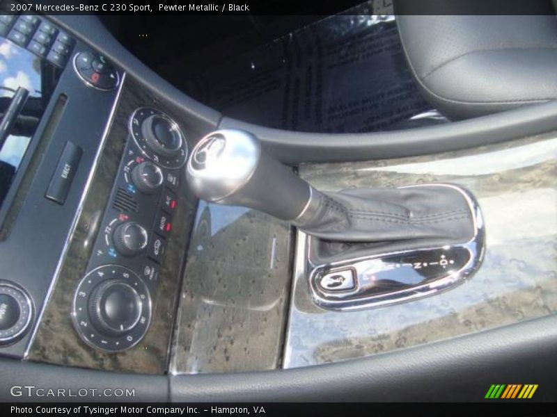 Pewter Metallic / Black 2007 Mercedes-Benz C 230 Sport