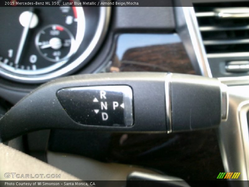 Lunar Blue Metallic / Almond Beige/Mocha 2015 Mercedes-Benz ML 350