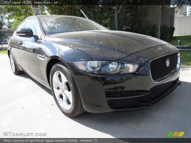 Ebony Black / Jet 2017 Jaguar XE 25t