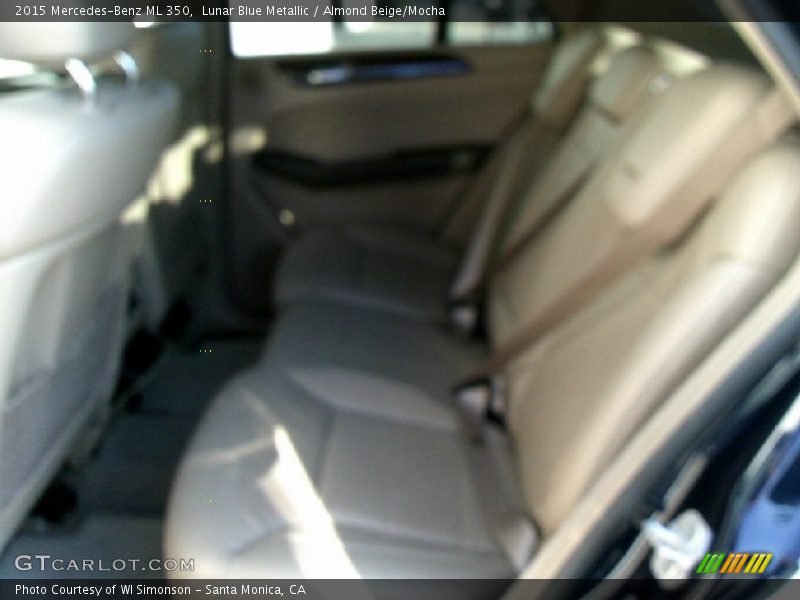 Lunar Blue Metallic / Almond Beige/Mocha 2015 Mercedes-Benz ML 350