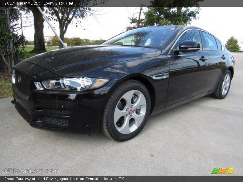 Ebony Black / Jet 2017 Jaguar XE 25t