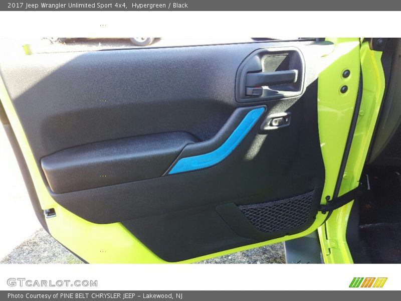 Hypergreen / Black 2017 Jeep Wrangler Unlimited Sport 4x4