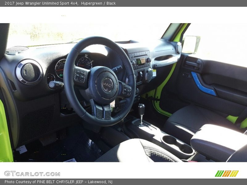 Hypergreen / Black 2017 Jeep Wrangler Unlimited Sport 4x4